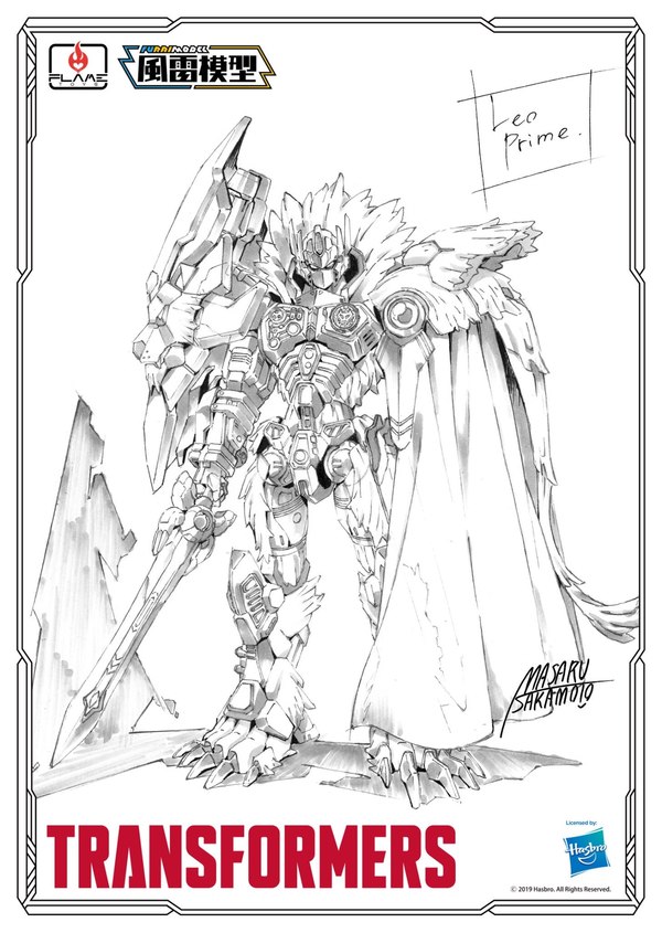 Flame Toys Posts Concept Art For IDW Rodimus Optimus Primal LioConvoy Windblade And Big Convoy  (5 of 6)